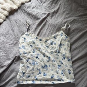 Hollister Blue Floral Camisole